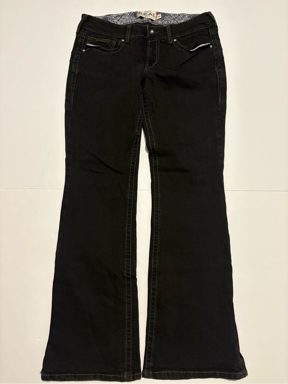 Ariat REAL Boot Cut Black Jeans Women’s 32R